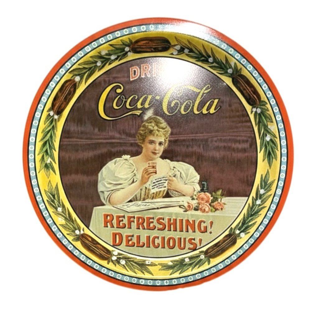 Vintage 1976 Limited Edition 75th Anniversary Coca-Cola Tray Roanoke #156 /1200